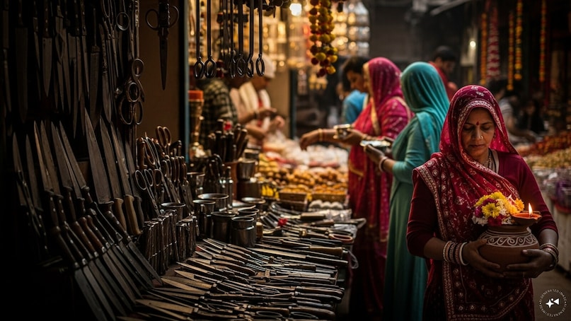 Sharp Objects: Purchasing knives, scissors, or other sharp objects during Navratri is often avoided according to traditional beliefs. These items symbolize conflict or negativity, which may disrupt the peaceful and spiritual environment devotees try to maintain during the sacred festival days. Sharp Objects: Purchasing knives, scissors, or other sharp objects during Navratri is often avoided according to traditional beliefs. These items symbolize conflict or negativity, which may disrupt the peaceful and spiritual environment devotees try to maintain during the sacred festival days.