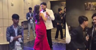 पति-पत्नी का 'मेरा पहला प्यार' पर रोमांटिक डांस वायरल, महफिल लूटी.