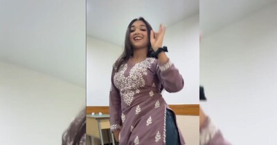 जींस-कुर्ती में लड़की ने Ghana Kasoota पर किया धमाकेदार डांस, देखने उमड़ी भीड़.