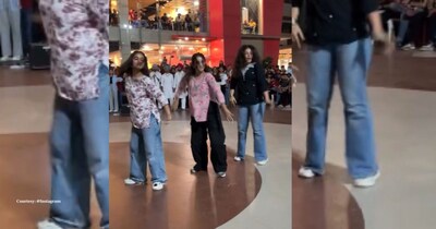 खुले आसमान के नीचे लड़कियों का शानदार डांस, वीडियो हुआ वायरल. आपने देखा?