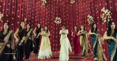 शादी में लड़कियों का धमाकेदार डांस, लड़कों ने कहा- वाह! वीडियो हुआ वायरल.