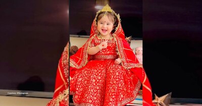 छोटी माता रानी ने किया भावुक, प्यारी मुस्कान देख भक्तों का पिघल गया दिल.