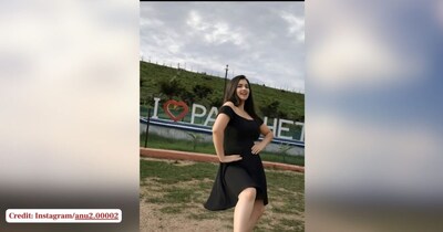 काली शॉर्ट ड्रेस में लड़की ने पार्क में किया धाकड़ डांस, कमर की लचक देख लोग बोले- बवाल!