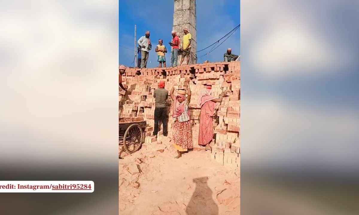 Dhurandhar के गाने पर मजदूर महिला का डांस, माथे पर ईंट रखकर यूं बिखेरा जलवा, देखकर लोग हुए हैरान!