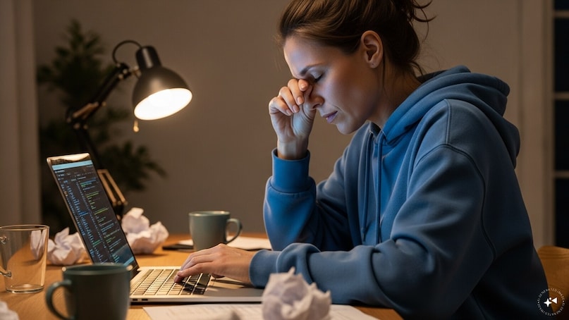 Difficulty Concentrating: Eye strain often leads to mental fatigue, making it hard to stay focused on your work. When your visual system is stressed, your brain uses extra energy to compensate, resulting in a shorter attention span and a general "foggy" feeling.