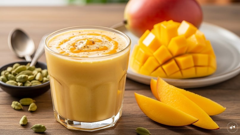 Mango Lassi: Whisk together mango pulp, yogurt, a pinch of cardamom, and sugar to taste. Chill before serving. This classic Indian beverage is creamy, aromatic, and naturally cooling, making it a perfect thirst-quencher during scorching summer days. Mango Lassi: Whisk together mango pulp, yogurt, a pinch of cardamom, and sugar to taste. Chill before serving. This classic Indian beverage is creamy, aromatic, and naturally cooling, making it a perfect thirst-quencher during scorching summer days.