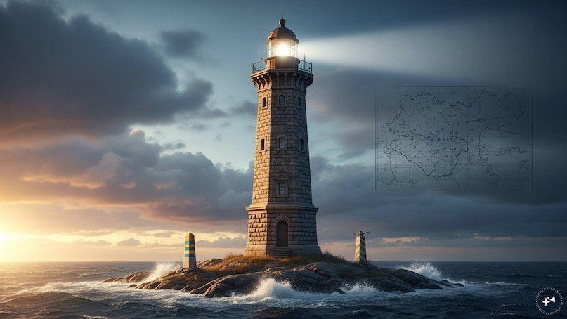 The Worlds Strangest Border in the Middle of the Sea How One Lighthouse Redrew the Map of Two Nations
