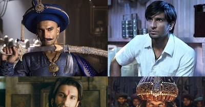 नई दिल्ली. रणवीर सिंह आज बॉलीवुड के उस मुकाम पर हैं जहां उनका नाम ही कामयाबी की गारंटी है. उनका सफर 'बैंड बाजा बारात' फिल्म से शुरू हुआ और आज एक ग्लोबल आइकन तक पहुंच चुका है. संजय लीला भंसाली की फिल्मों से लेकर 'गली बॉय' की जमीनी सच्चाई तक, रणवीर ने हर किरदार को पर्दे पर जीवंत किया है और अब वह जल्द ही धुरंधर 2 में नजर आने वाले हैं. आज हम आपको रणवीर सिंह की 6 हिट फिल्मों के बारे में बताते हैं. (फोटो साभार: IMDb)