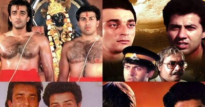 नई दिल्ली. बॉलीवुड के दो सबसे बड़े एक्शन स्टार्स यानी संजय दत्त और सनी देओल जब भी पर्दे पर एक साथ आए, सिनेमाघरों में तालियों की गूंज सुनाई दी. जहां सनी देओल अपनी कड़क आवाज और ढाई किलो के हाथ के लिए मशहूर रहे, वहीं संजू बाबा ने अपने स्वैग और इंटेंस लुक से दर्शकों को दीवाना बनाया. इन दोनों दिग्गजों ने 90 के दशक में कई सुपरहिट फिल्मों में साथ काम किया, जहां कभी वे पक्के दोस्त बने तो कभी कट्टर दुश्मन. यहां पर देखिए फिल्मों की लिस्ट. 