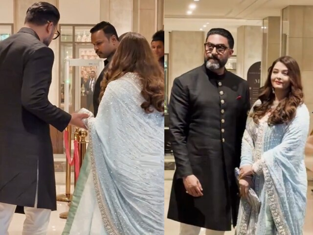 अर्जुन तेंदुलकर-सानिया चंढोक की शादी में अभिषेक बच्चन-ऐश्वर्या राय का स्वैग