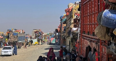 पाकिस्तान और अफगानिस्तान के बीच संघर्ष के बाद बॉर्डर एरिया का दृश्य. (पीटीआई)