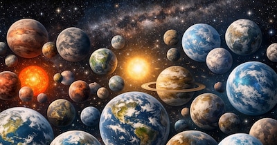 वैज्ञानिकों ने की 45 ऐसे ग्रहों की पहचान जहां जीवन संभव! (AI Photo)