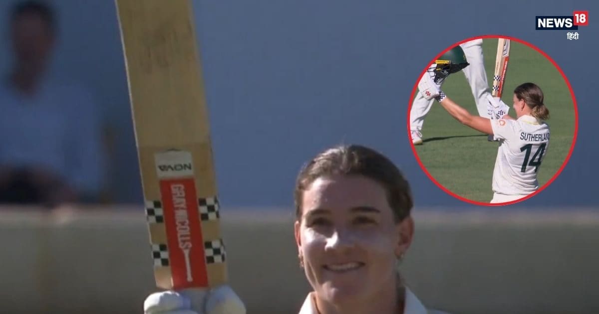210, 163, 100*, एनाबेल सदरलैंड ने ठोका लगातार तीसरा शतक, भारत के खिलाफ पिंक बॉल टेस्ट में मचाया तहलका