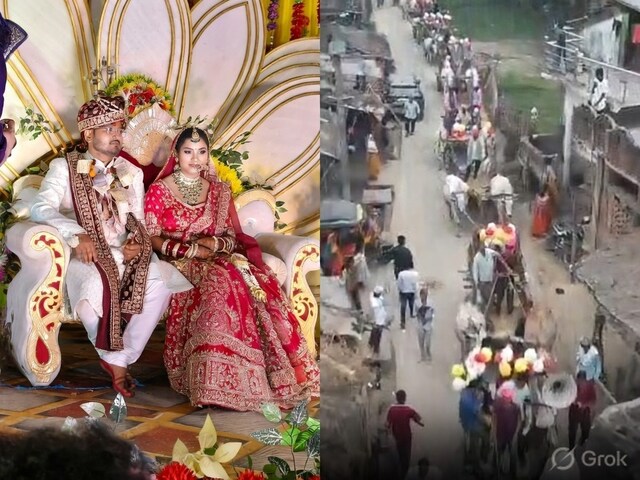 Engineer came in a palanquin for the bride of Bihar Police, the wedding procession came on bullock carts