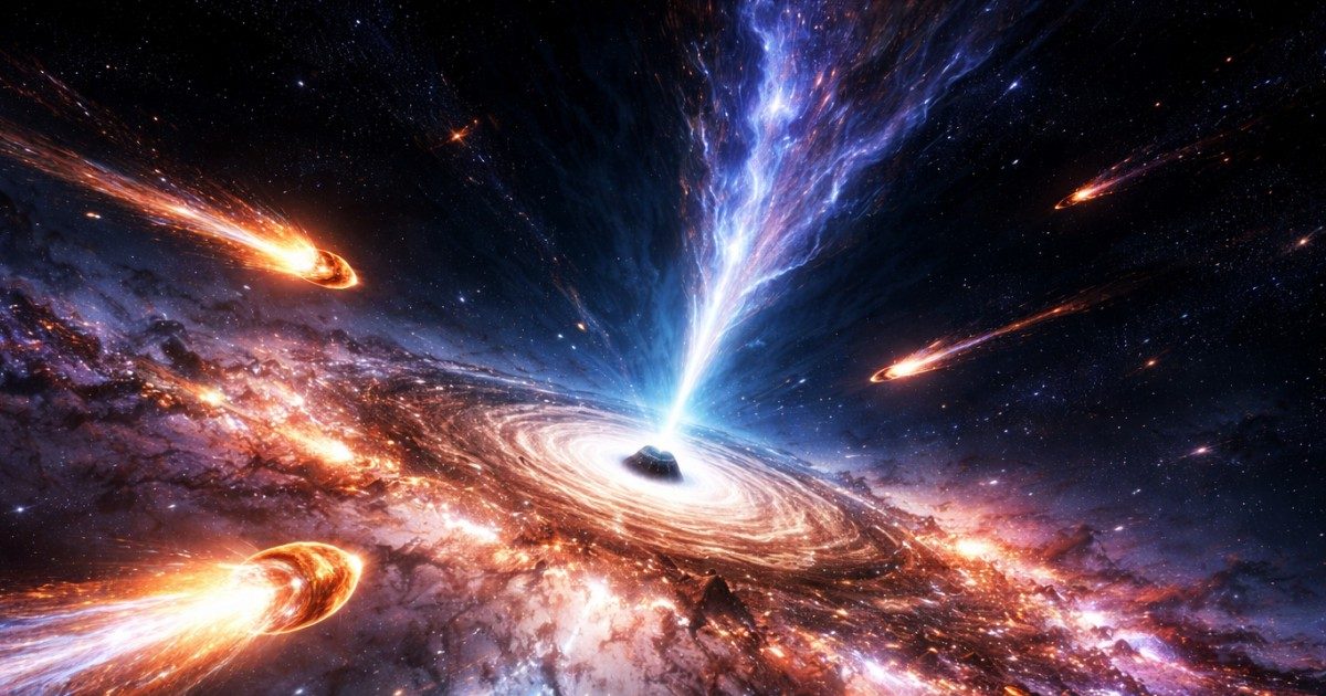 Monster Black Hole Wakes Up And Fires Jets At Galaxy | सोता हुआ ब्लैक ...