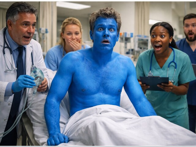    A person slept on a new bedsheet at night, his entire body turned blue in the morning...