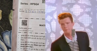CBSE Class 12 Math Paper QR Code Plays English Song on YouTube, Students Surprised