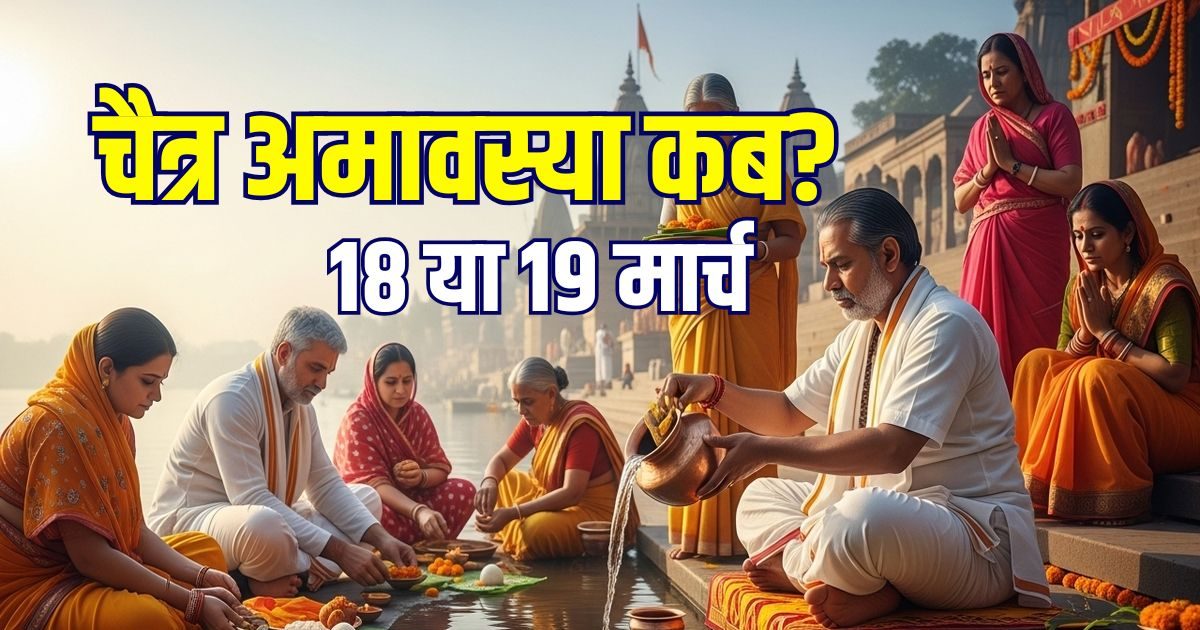 चैत्र अमावस्या कब है, 18 या 19 मार्च? कब होगा तर्पण-श्राद्ध और स्नान-दान, जानें सही तारीख