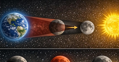 प्राचीन काल में अरस्तू जैसे वैज्ञानिकों ने चंद्र ग्रहण को देखकर ही बताया था कि पृथ्वी गोल है. (AI Photo)