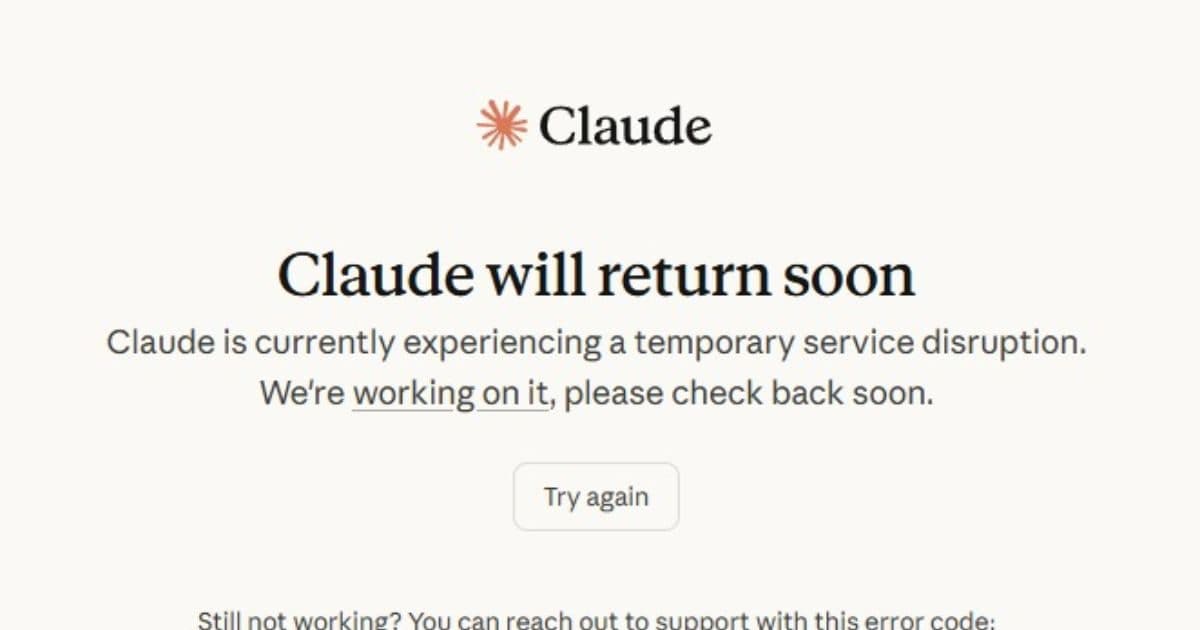 24 घंटे में दूसरी बार ठप हुआ Claude AI, अमेरिका समेत भारतीय यूज़र्स को भी हो रही परेशानी