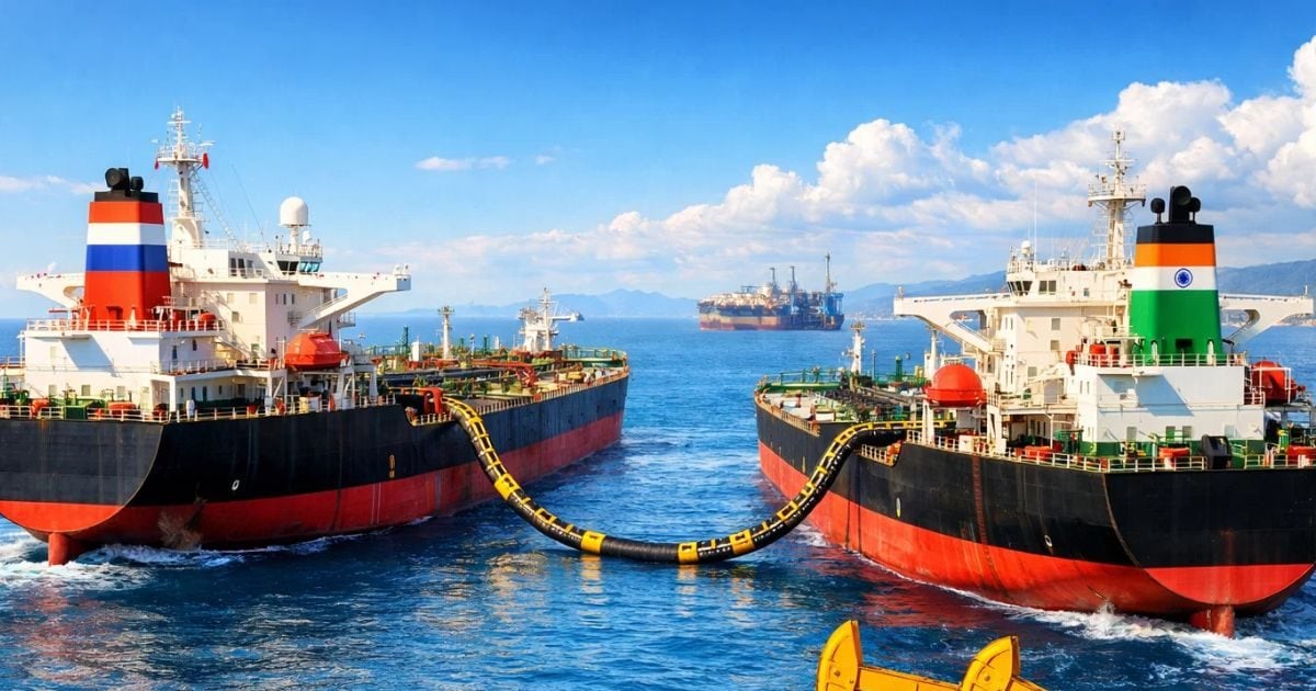 तेल के खेल में भारत का मास्टर स्ट्रोक! पड़ोस में खड़े रूसी टैंकरों से खरीदा 2 करोड़ बैरल क्रूड ऑयल, जल्द मिलेगी सप्लाई