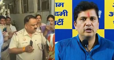 सौरभ भारद्वाज द्वारा शेयर एसएचओ के वायरल वीडियो पर दिल्ली पुलिस की सफाई. 