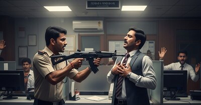 बैंक में खूनी खेल, छुट्टी न मिलने पर गार्ड ने मैनेजर को मार डाला