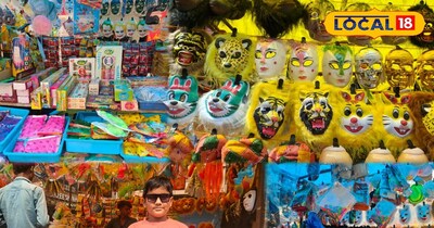 Jamshedpur's Holi Market Buzzes with Unique Water Guns, Herbal Gulal Demand Soars