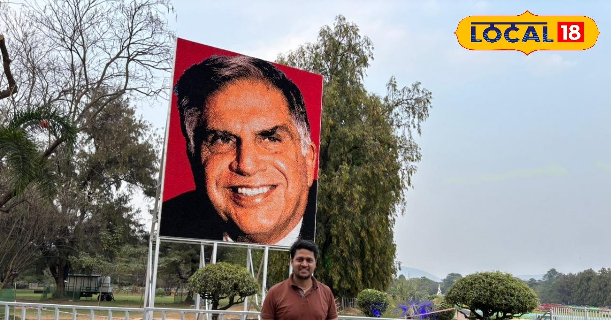 1 लाख फूलों से सजा रतन टाटा का भव्य पोर्ट्रेट, 187वें संस्थापक दिवस पर जमशेदपुर को मिला अनोखा तोहफा