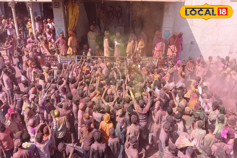 मथुरा न्यूज़, ताजा खबर, टॉप खबर, नंदगांव, नंद मंदिर, लडडू गोपाल, बलराम, गुलाल होली, यूपी न्यूज़, Mathura News, Latest News, Top News, Nandgaon, Nand Temple, Laddu Gopal, Balram, Gulal Holi, UP News