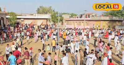 होली पर सनावड़ा गैर नृत्य की धूम, 185 साल से जमता है गेरियों का जमावड़ा