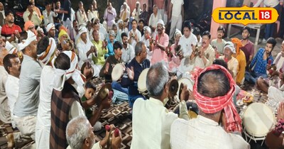 गांव की पारम्परिक होली का फगुआ...