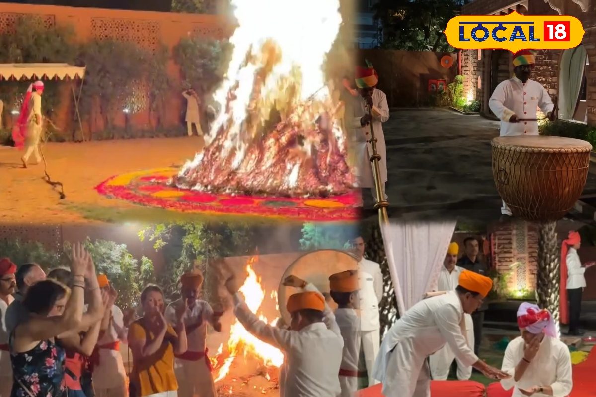 रणबांका पैलेस में राजघराने संग होली: ढोल-नगाड़ों पर थिरका जोधपुर, रंगों में डूबे विदेशी मेहमान