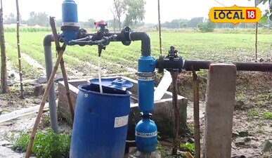 लगाया गया ड्रिप स्प्रिंकलर