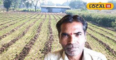 जानकारी देते किसान नगीन महाजन 