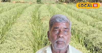 जानकारी देते किसान लक्ष्मण चौहान 