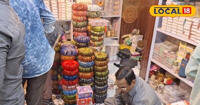 गाजीपुर का मिश्रबाजार बना चूड़ियों का बड़ा बाजार, तीन पीढ़ियों का कारोबार