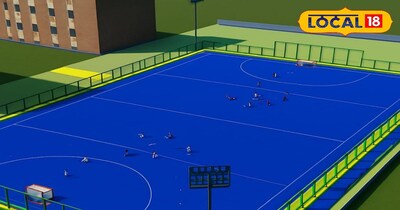 बनाने के बाद कुछ ऐसा दिखेगा यह हॉकी स्टेडियम 