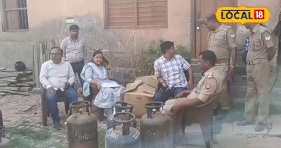 अवैध LPG रिफिलिंग गोदाम