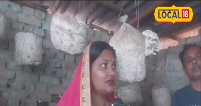 खेती के बारे में बताते हुए महिला किसान