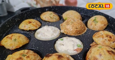 वेजिटेबल सूजी अप्पे कम तेल में स्वादिष्ट बन जाते हैं