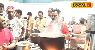 डीजल की भट्टी पर चाय बनाते दुकानदार 