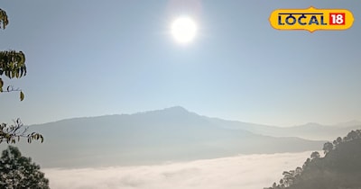Beautiful mountains after rain 