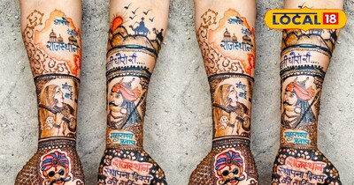 थीम मेहंदी में जीवंत हुआ राजस्थान का गौरव