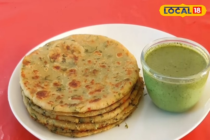 फलहार पराठा विद्रूप के लिए सबसे स्वादिष्ट व्यंजन उपलब्ध है 