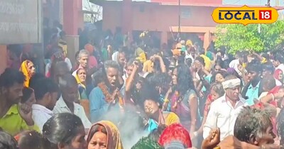 देवी धाम में लगा मेला 