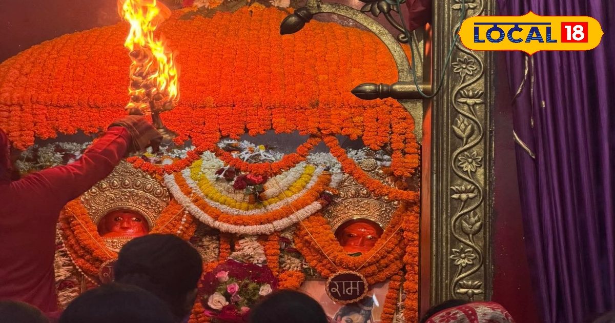 पटना के हनुमान मंदिरों में रामनवमी पर भक्तों की भारी भीड़