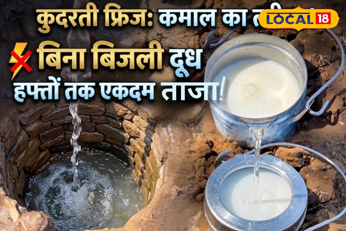 Ajab Gajab: जमीन के अंदर बना 'कुदरती फ्रिज'! बिना बिजली के घंटों तक ताजा रहता है दूध, देसी जुगाड़ देख रह जाएंगे हैरान!