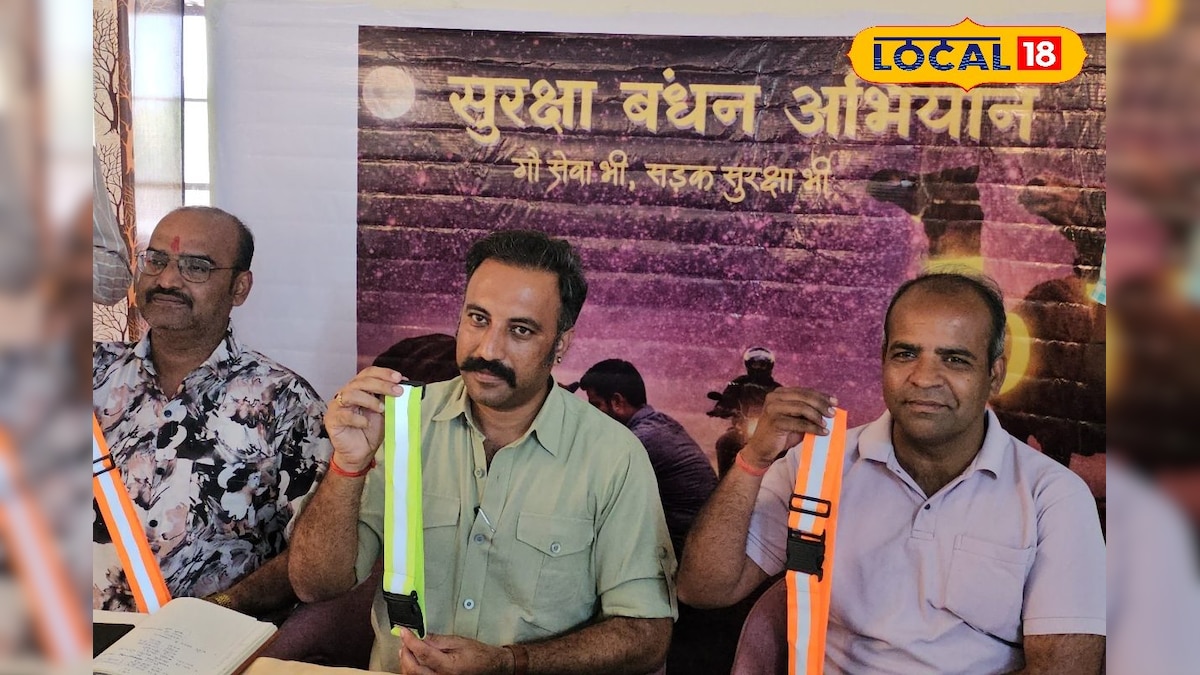 बाड़मेर में युवा ने शुरू किया अनोखा अभियान, रिफ्लेक्टर बेल्ट से बचेंगे सड़क हादसे और पशुओं की जान