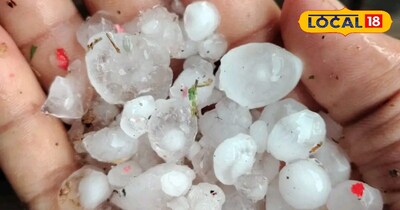 राजस्थान में गिरे चने के आकार के ओले 